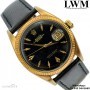 Rolex Datejust 6605 black dial yellow gold 14KT
