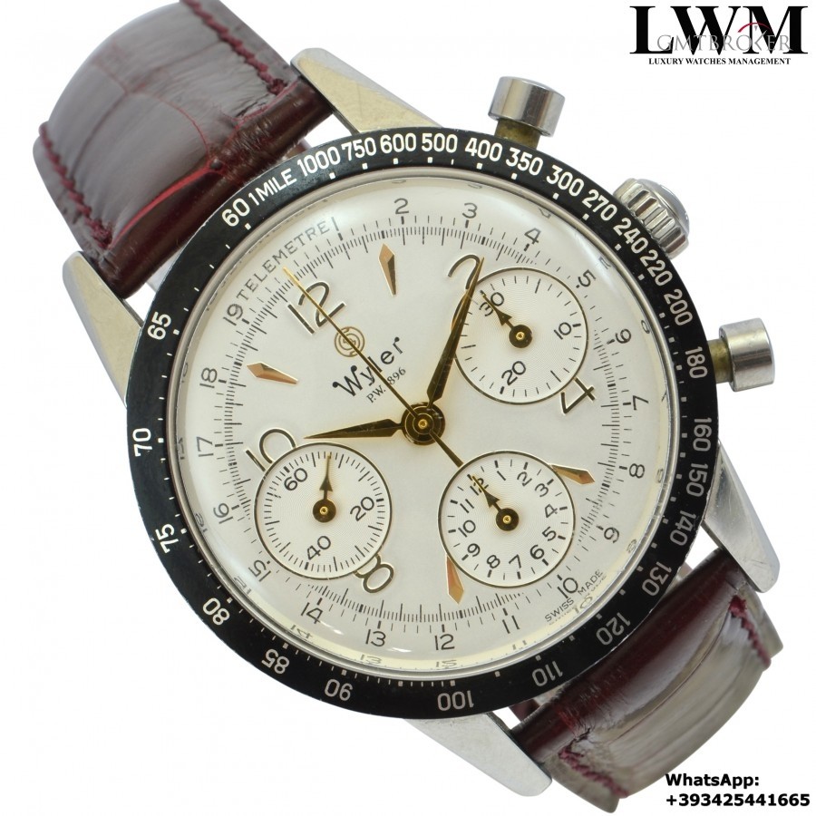 Anonimo WYLER VETTA   Chronograph 18931340 white dial Fu 18.93.1340 841305