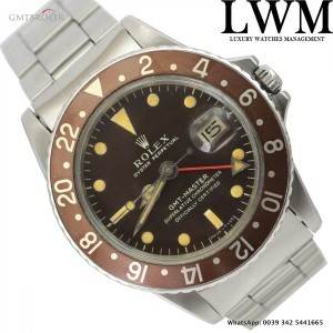 Rolex GMT Master 1675 Long E brown dial bezel very rare 1675 746033
