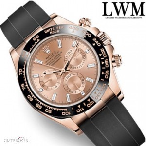 Rolex Daytona 116515LN Everose diamonds baguette Full Se 116515LN 776063