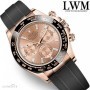 Rolex Daytona 116515LN Everose diamonds baguette Full Se