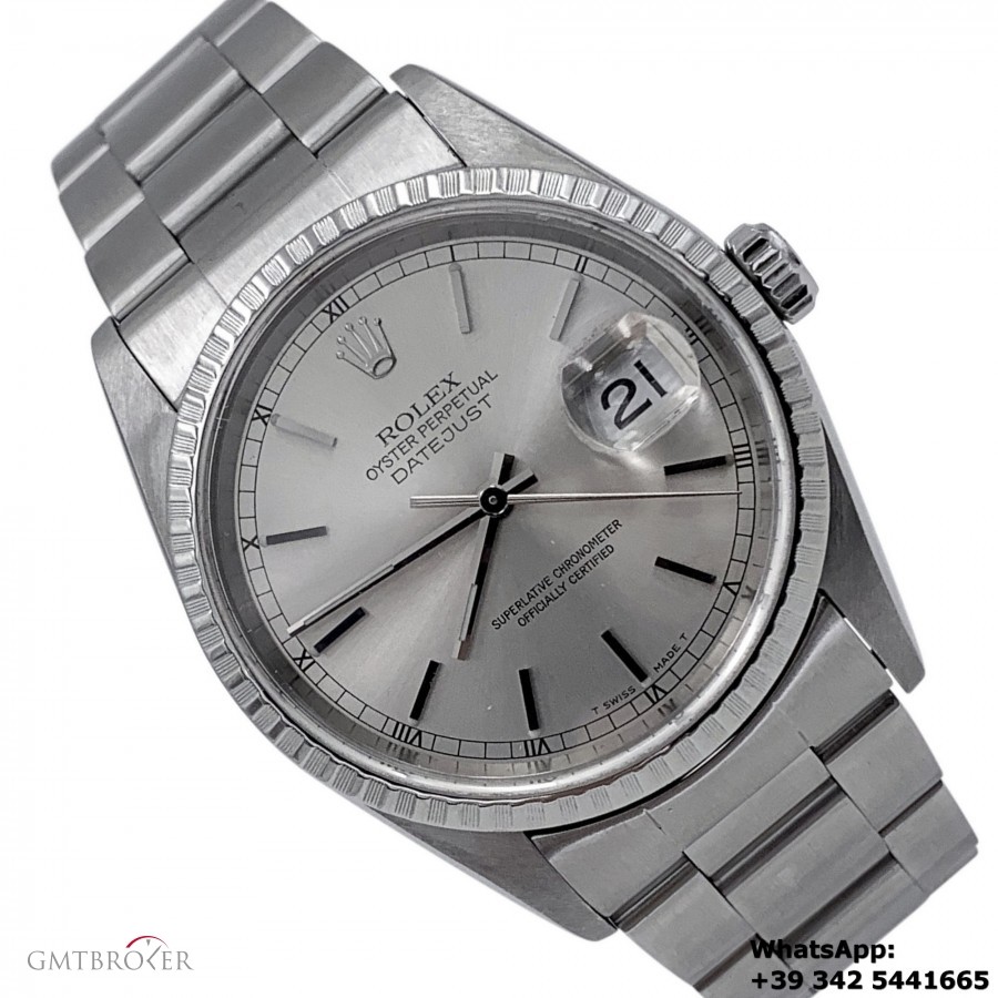 Rolex Datejust 16220 silver dial Full Set 2002 16220 870992