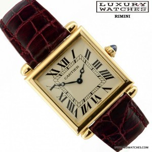 Cartier TANK OBUS 16302 YELLOW GOLD FULL SET 1994S 16302 719745