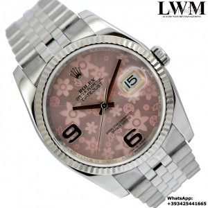 Rolex Datejust 116234 Pink Flower dial Full Set 2 116234 852242