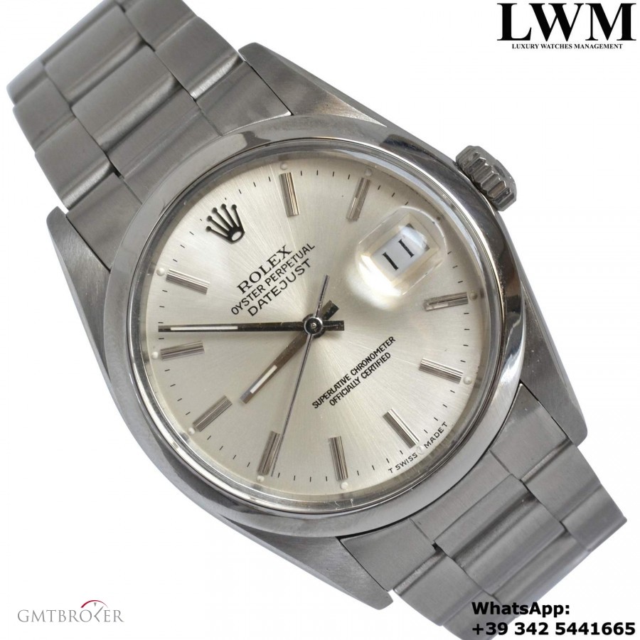 Rolex Datejust 16000 silver dial 1987 16000 892460