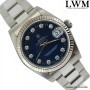 Rolex Datejust 68274 soleil dial blue color diamo