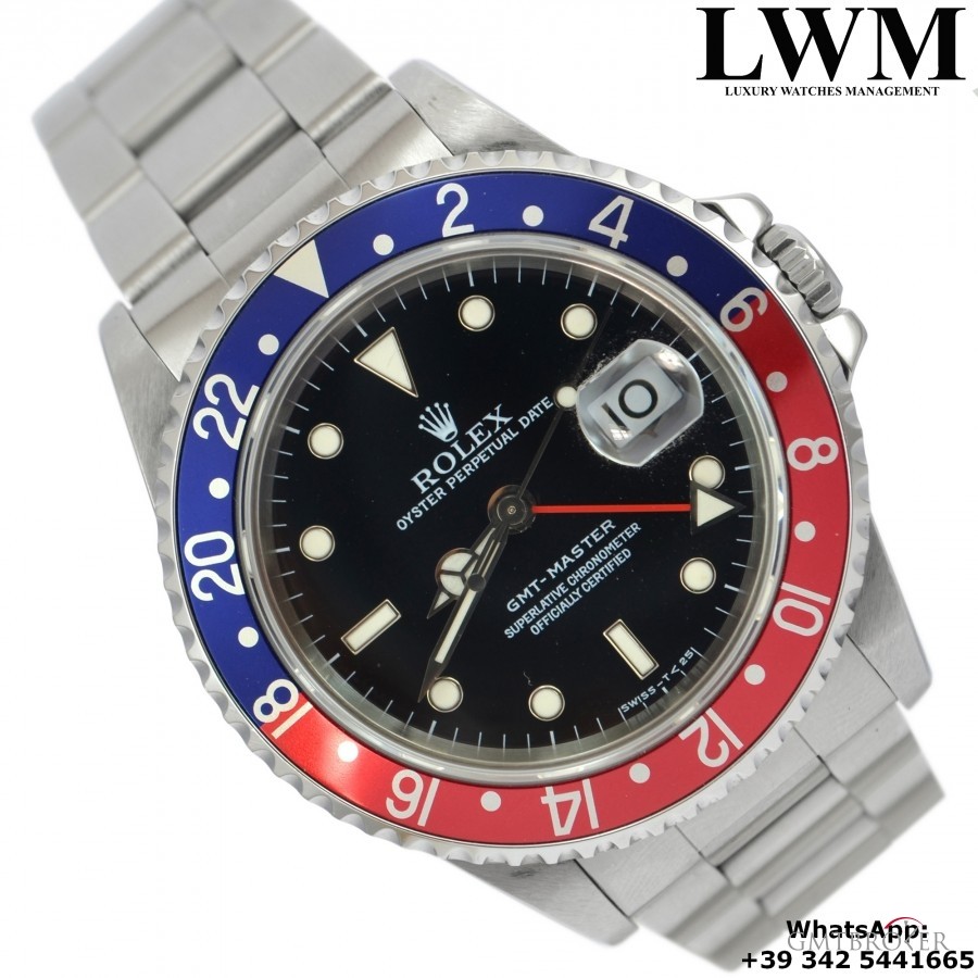 Rolex GMT Master 16700 Pepsi bezel never polische 16700 854903