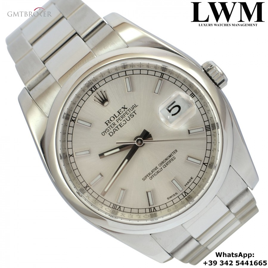 Rolex Datejust 116200 silver dial Full Set 2009 116200 835936