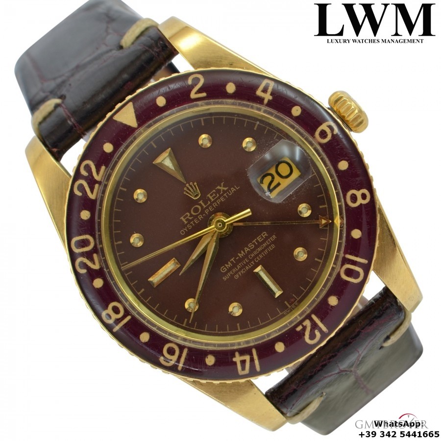Rolex GMT Master 6542 yellow gold 18KT very rare 6542 831896