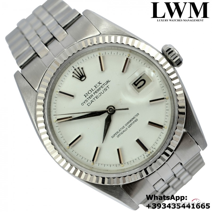 Rolex Datejust 1601 white dial 1966 1601 856136
