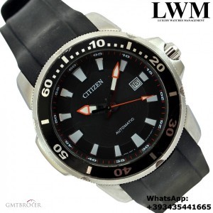 Anonimo CITIZEN   Diver NJ0011-01E date black dial full se NJ0011-01E 865199