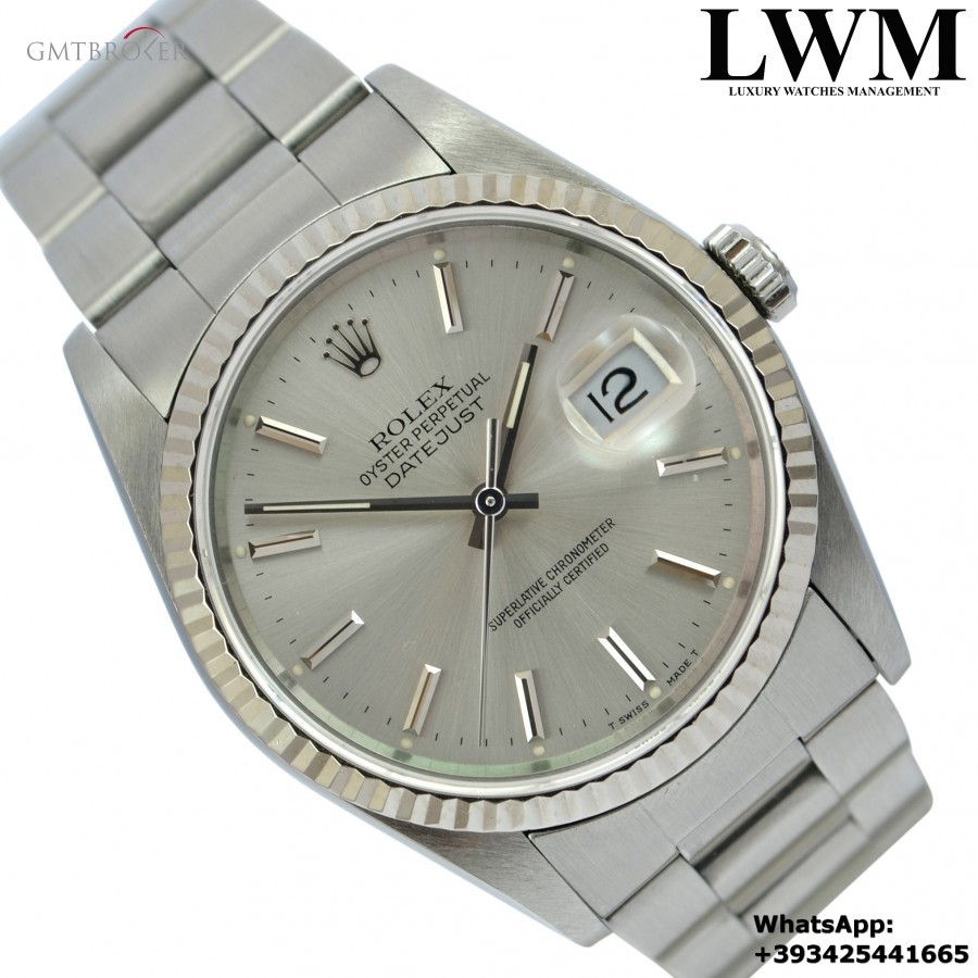Rolex Datejust 16234 silver dial Full Set 16234 852887