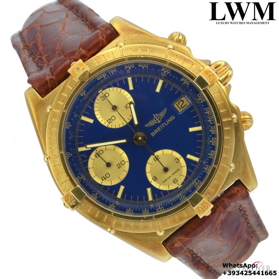 Breitling Chronomat 81950 Blue dial Never Polich 81950 852374