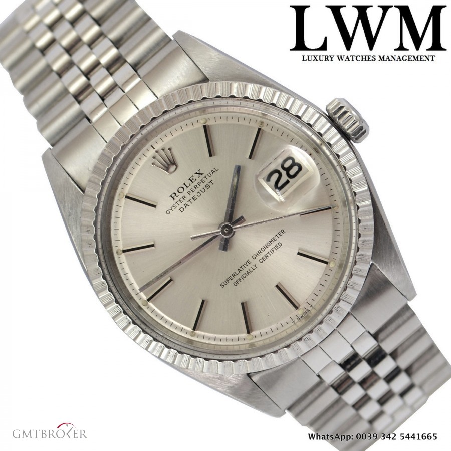 Rolex Datejust 1603 silver dial 1972s 1603 740065