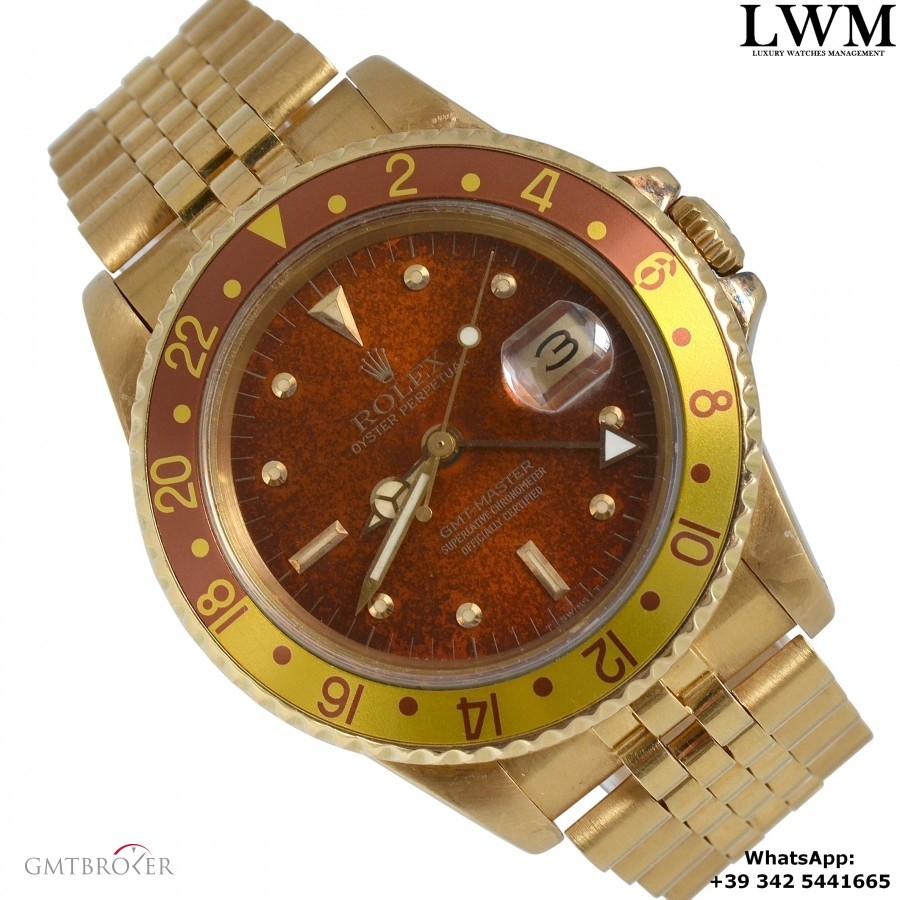 Anonimo ROLEX  GMT Master 16758 brown nipple dial Tiger Ey 16758-16758 890111