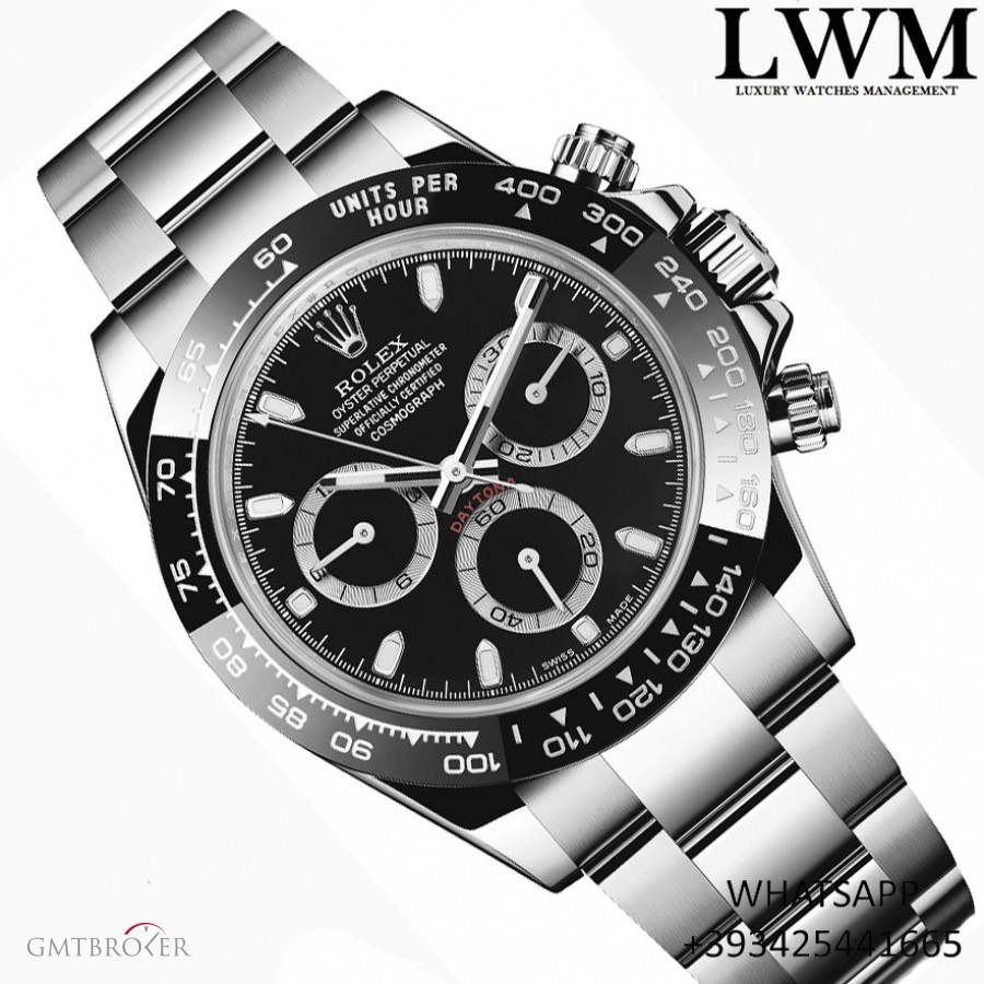 Anonimo ROLEX  Daytona 116500LN black dial Full Set NOS NE 116500LN 817484