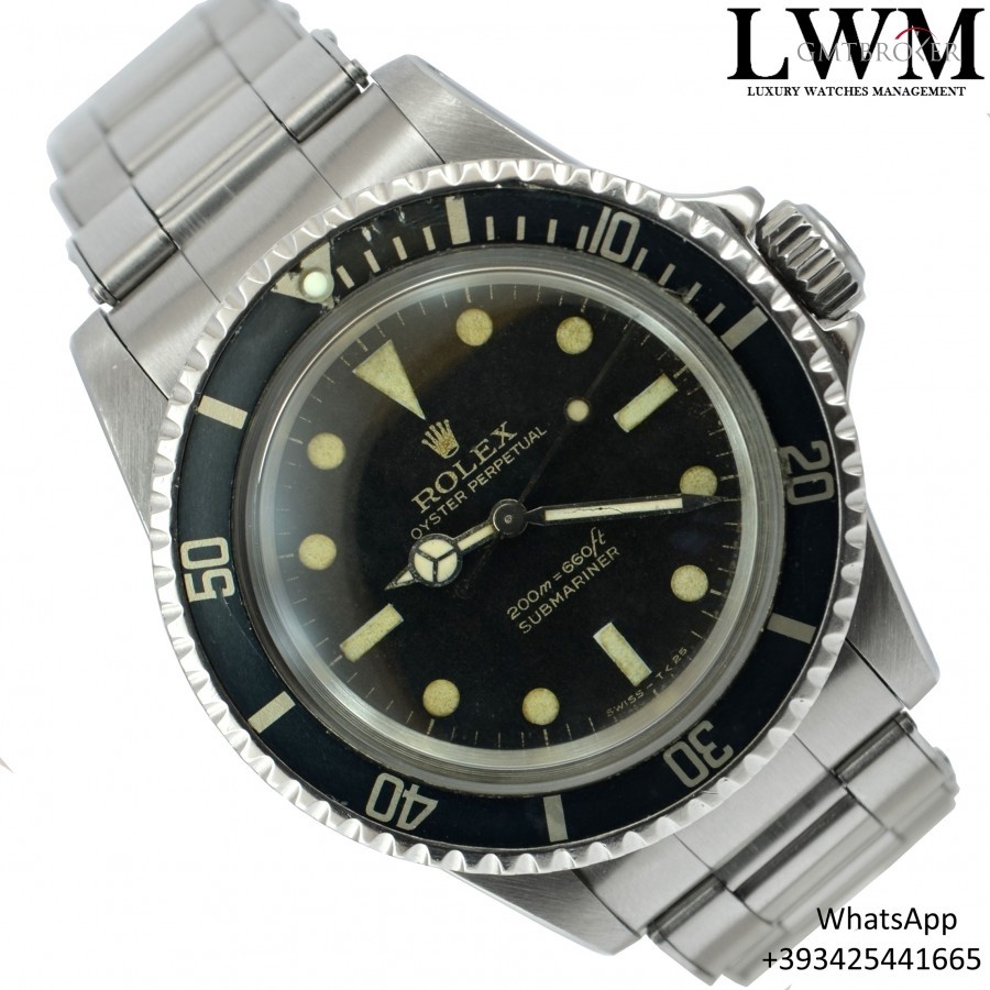 Rolex Submariner 5513 Bart Simpson glossy gilt dial 1967 5513 816476