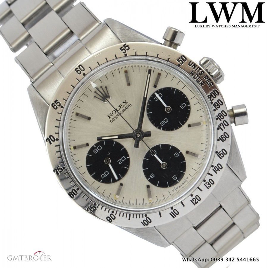 Rolex Cosmograph 6239 Daytona Mark I First Series silver 6239 795660