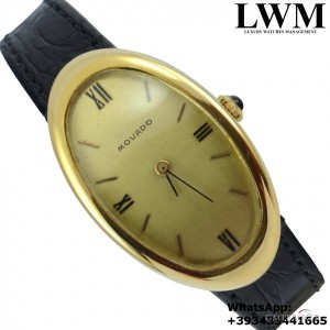 Anonimo MOVADO   Oval Museum Curvex yellow gold 18KT 1970 nessuna 859655