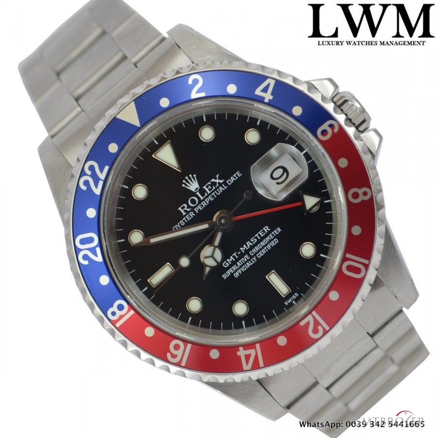 Rolex GMT Master 16700 Pepsi Full Set 1999 16700 784775