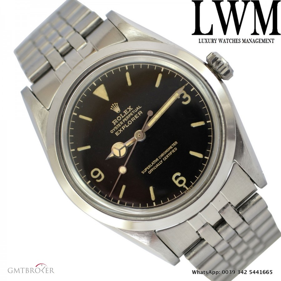 Rolex Explorer 1016 OCC glossy gilt chapter Ring Exclama 1016 746223