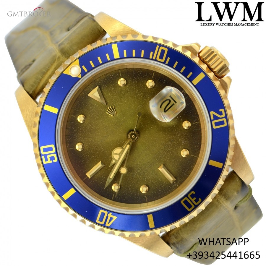 Rolex Submariner 16808 Tropical Nipple green dial 16808 827258