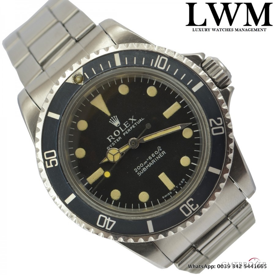Rolex Submariner 5513 meter  first matt dial 5513 766885