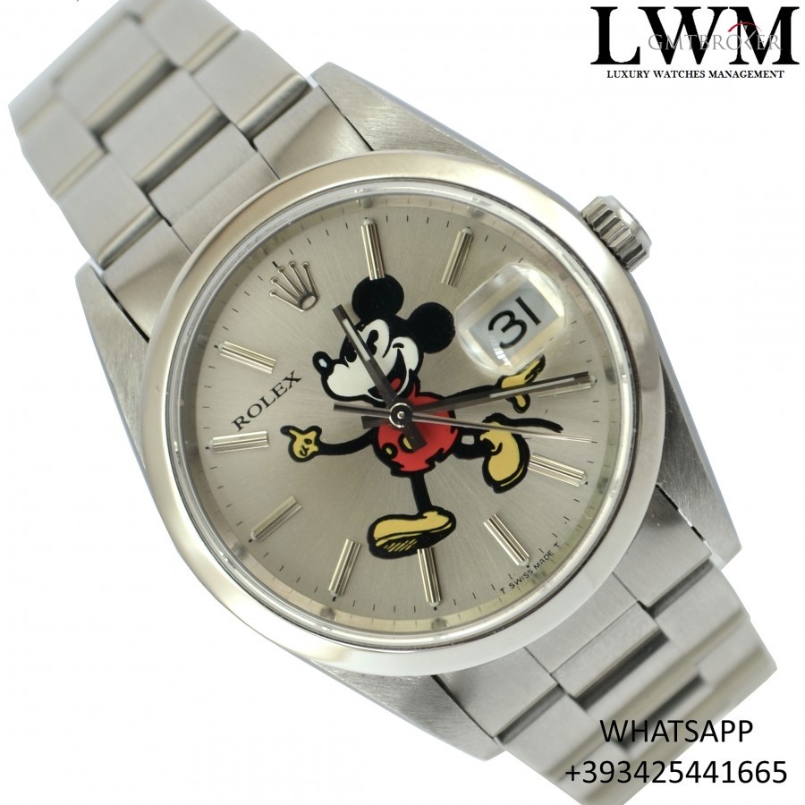Rolex Date 15000 Mickey Mouse dial automatic 15000 825329