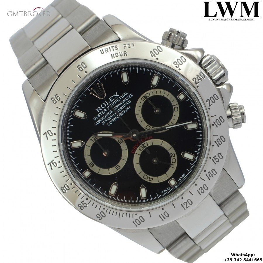 Rolex Daytona 116520 serial P cream  black dial 116520 831845