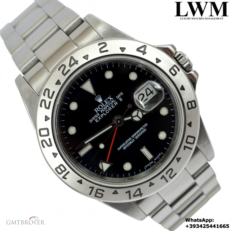 Rolex Explorer II 16570 black dial Full Set 2004 16570 848501