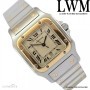 Cartier Santos XL Galbee 187901 steel gold quartz Full Set