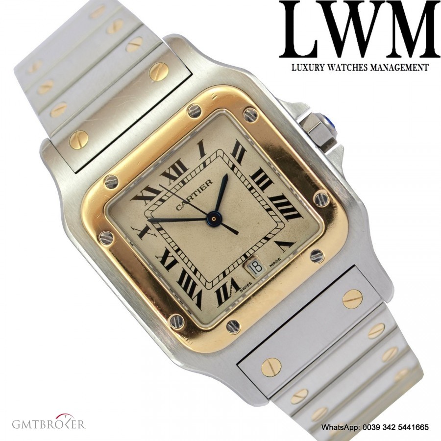 Cartier Santos XL Galbee 187901 steel gold quartz Full Set 187901 757169