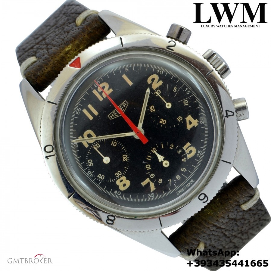 Anonimo HEUER  Pre Carrera Chronograph Military valjoux 77 nessuna 860846