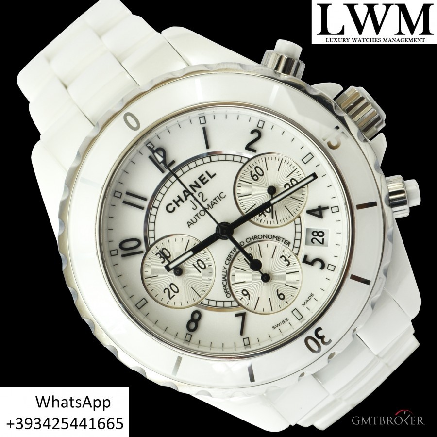 Chanel Chronograph J12 H1007 Ceramic automatic Fu H1007 826367