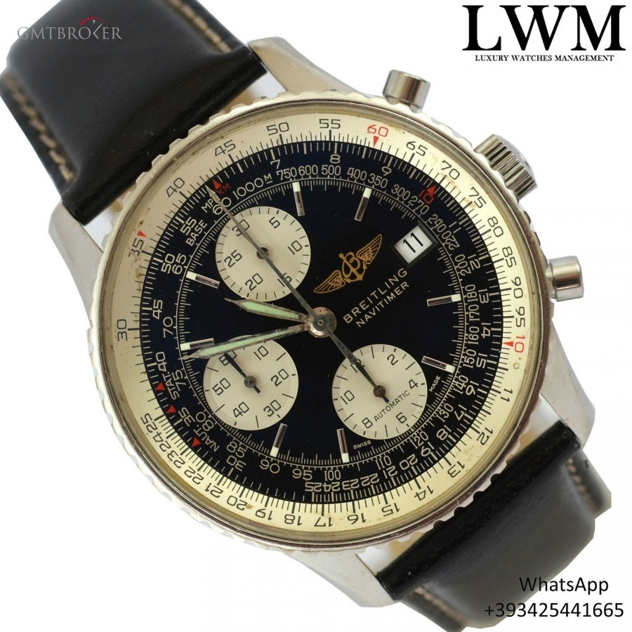 Breitling Old Navitimer A13322 Chronograph black dial Full S A13322 813800