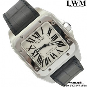 Anonimo Cartier  Santos 100 XL W20073X8 - 2656 Full Set 20 2656-W20073X8 831602