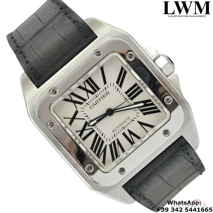 Anonimo Cartier  Santos 100 XL W20073X8 - 2656 Full Set 20 2656-W20073X8 831602