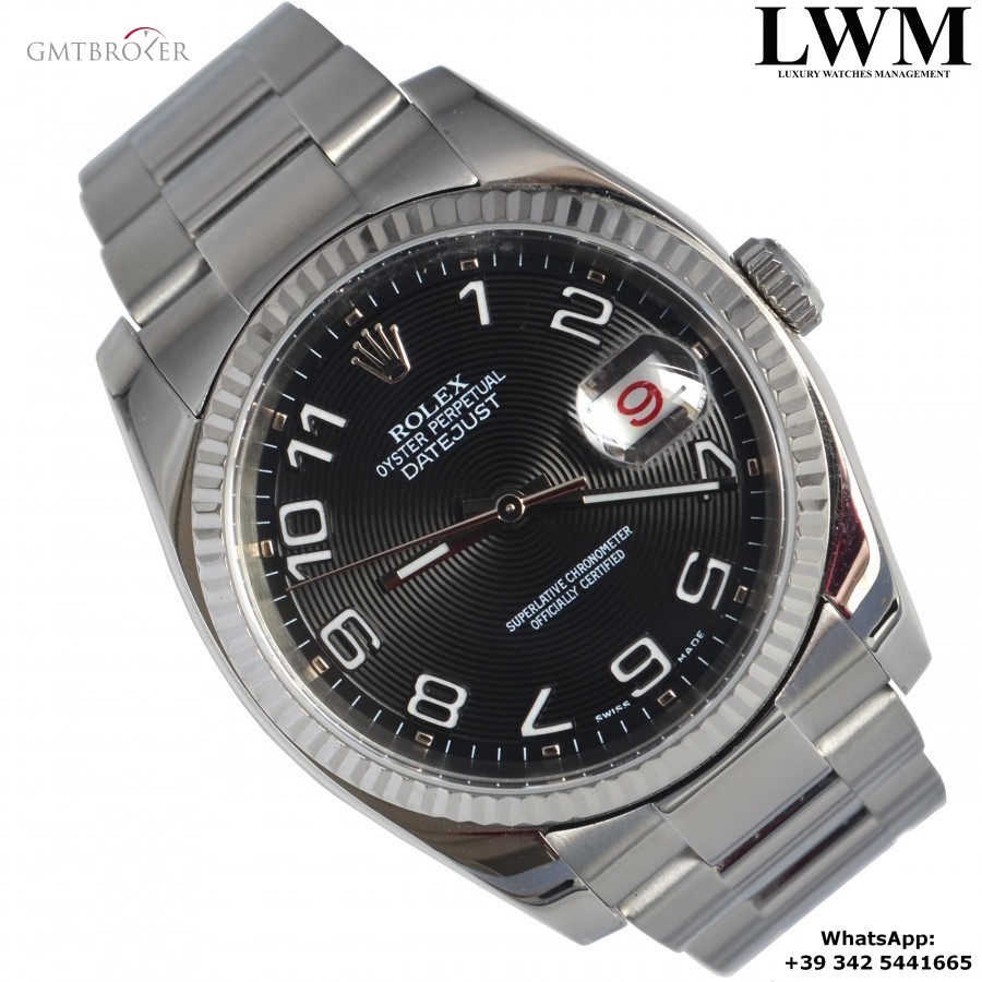 Rolex Datejust 116234 black concentric Arabic dia 116234 876209