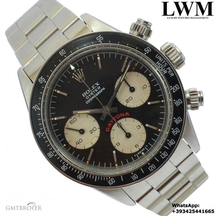 Rolex Cosmograph 6263 Black big red Daytona Full 6263 847670