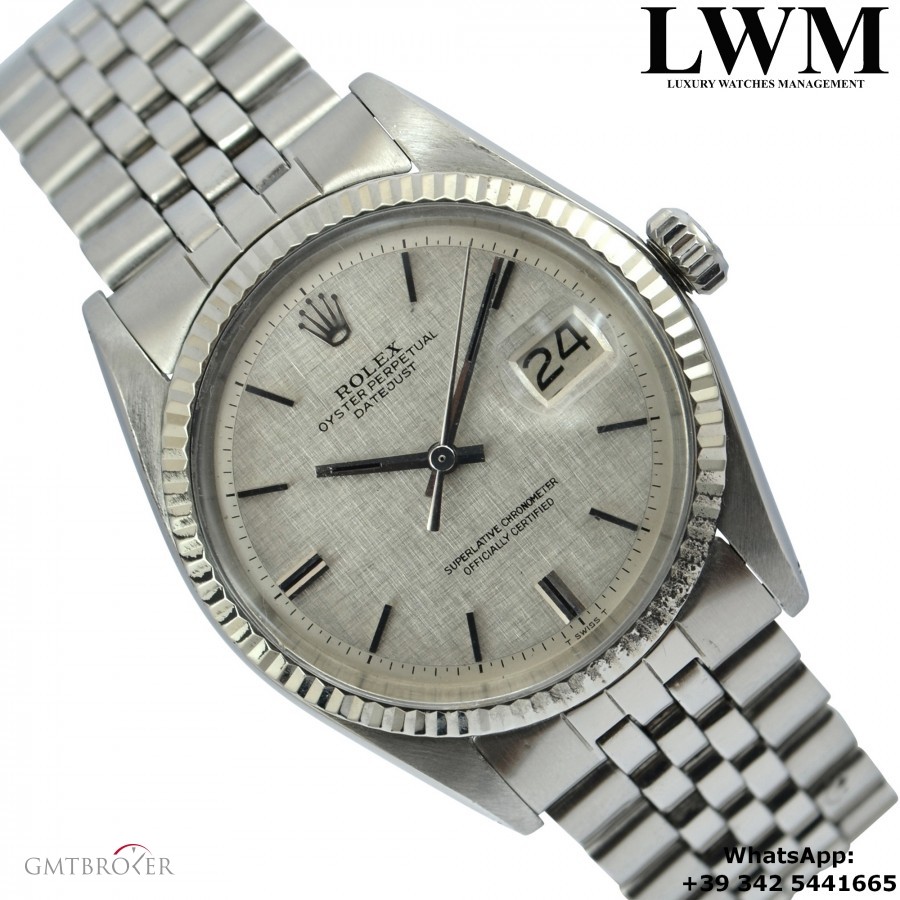 Rolex Datejust 1601 Tapisserie silver dial 1973 1601 855242