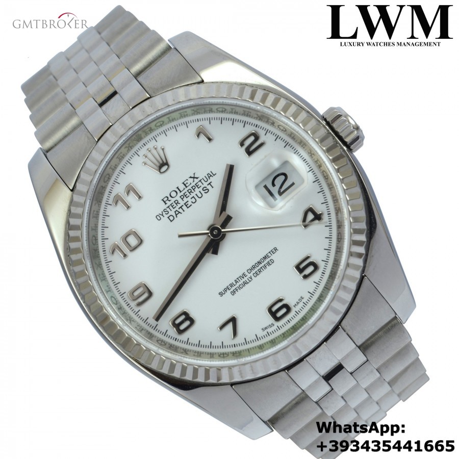 Rolex Datejust 116200 white dial Full Set 116200 862277