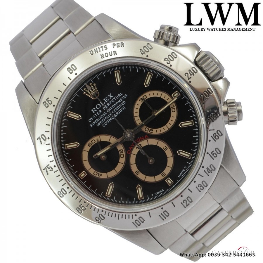 Rolex Daytona 16520 Patrizzi dial U Series Full Set 1998 16520 754519