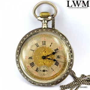 Anonimo ANCRE LIGNE DROITE  Pocket Watch 15 Rubies French nessuna 784052