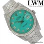 Rolex Datejust 16234 dial Tiffany color diamonds indexes