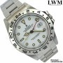 Rolex Explorer 16550 white dial indexes grain of