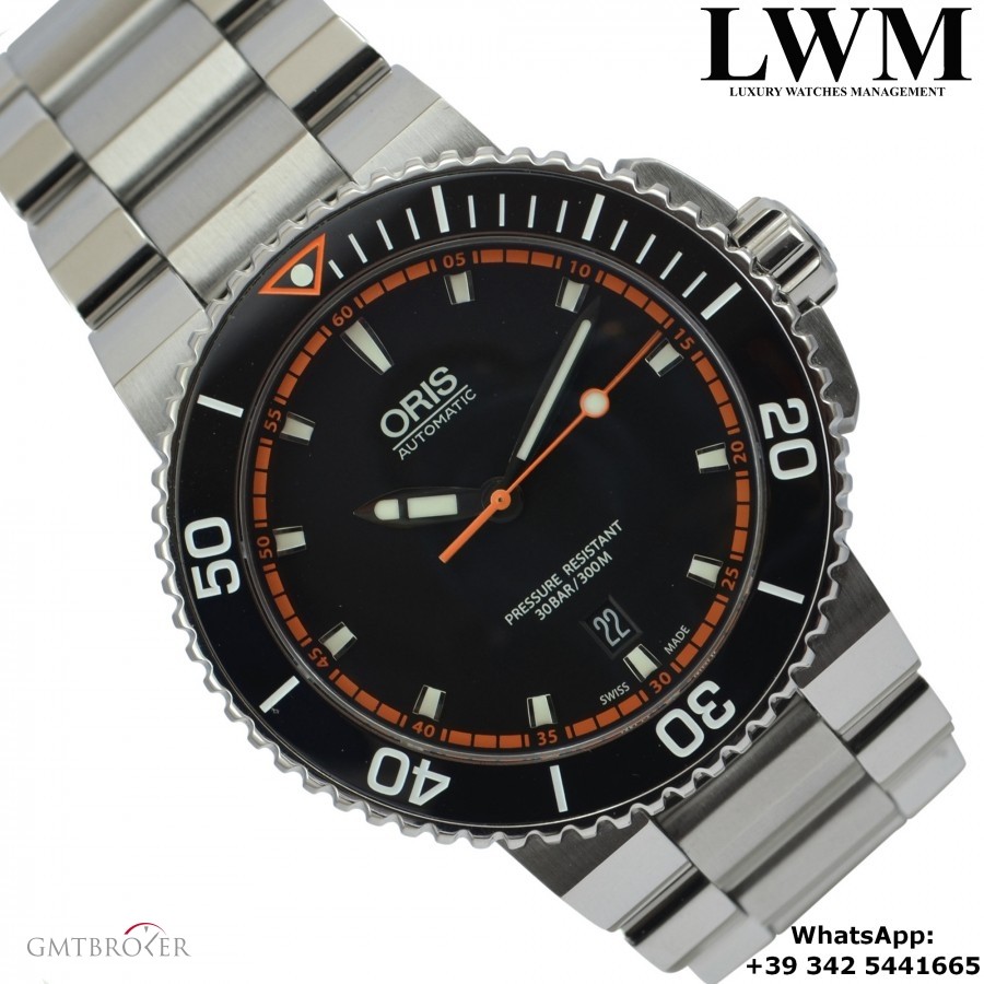 Anonimo ORIS  Aquis Date 01 733 7653 4128-07 Diving Full S 0173376534128-07 845260