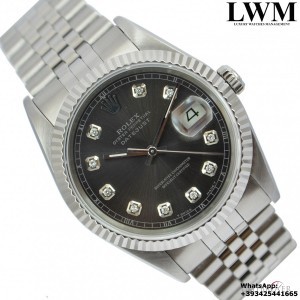 Rolex Datejust 16234 Dark Gray Diamond dial Full 16234 852914