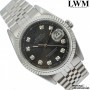 Rolex Datejust 16234 Dark Gray Diamond dial Full