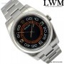 Rolex Oyster Perpetual 116000 black orange arabic