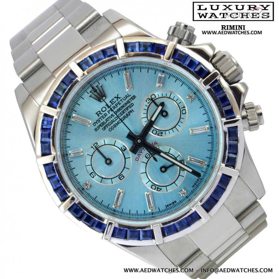 Rolex Daytona 116520 blue sky diamond dial Full Set 116520 722851